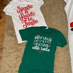 Bundle of two Christmas T-shirts